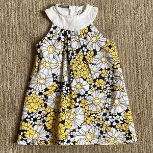 Retro 100% Cotton Made in USA Girls Lined High Quality Floral Dress